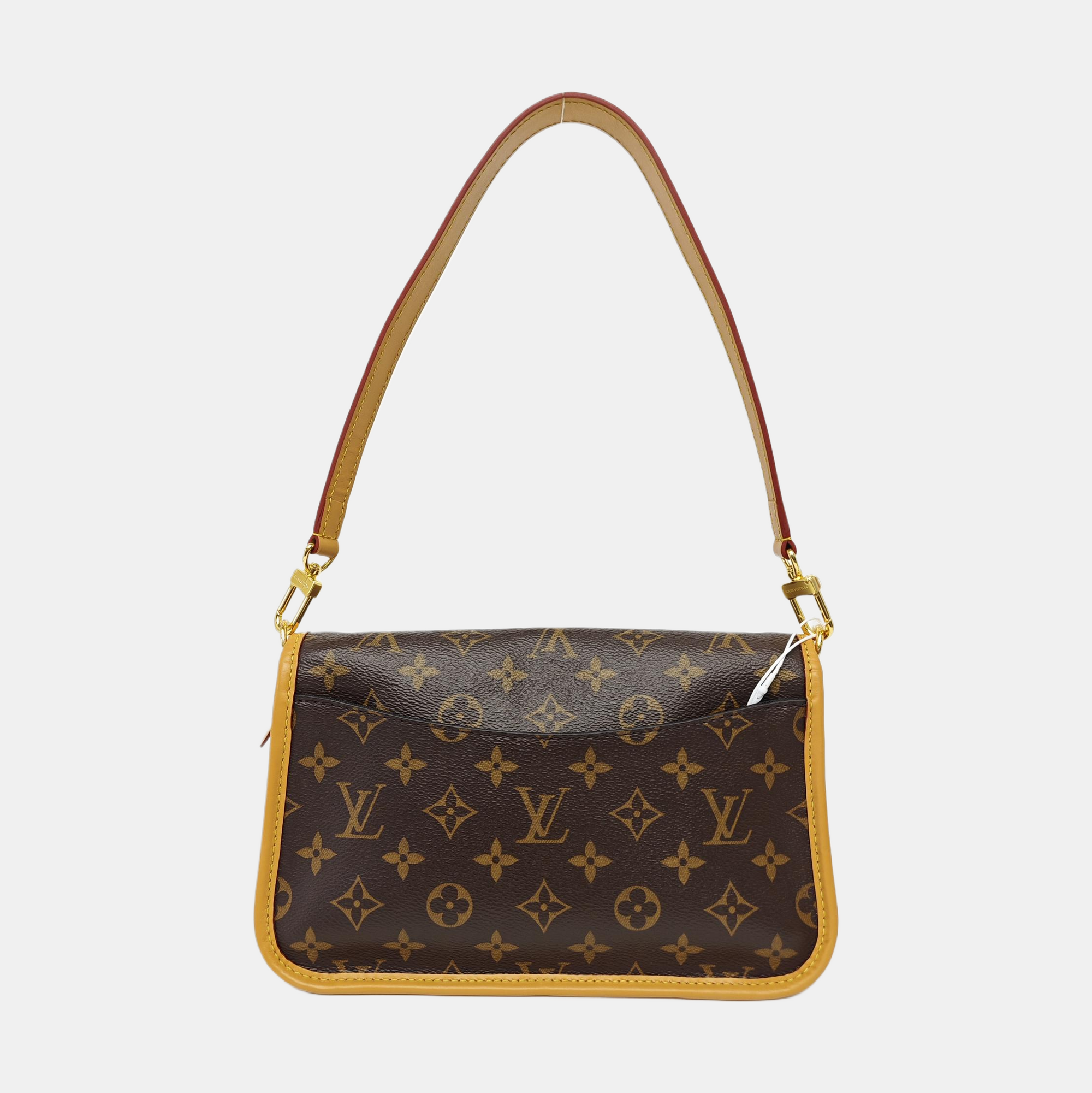 DIANE Monogram Coated Canvas Brown