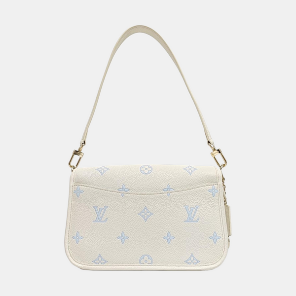 DIANE Monogram Calfskin White