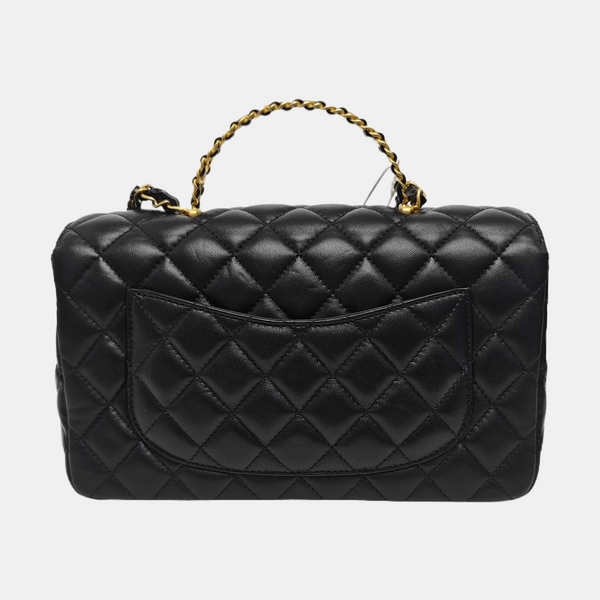CLASSIC FLAP Small Quilted Lambskin Black