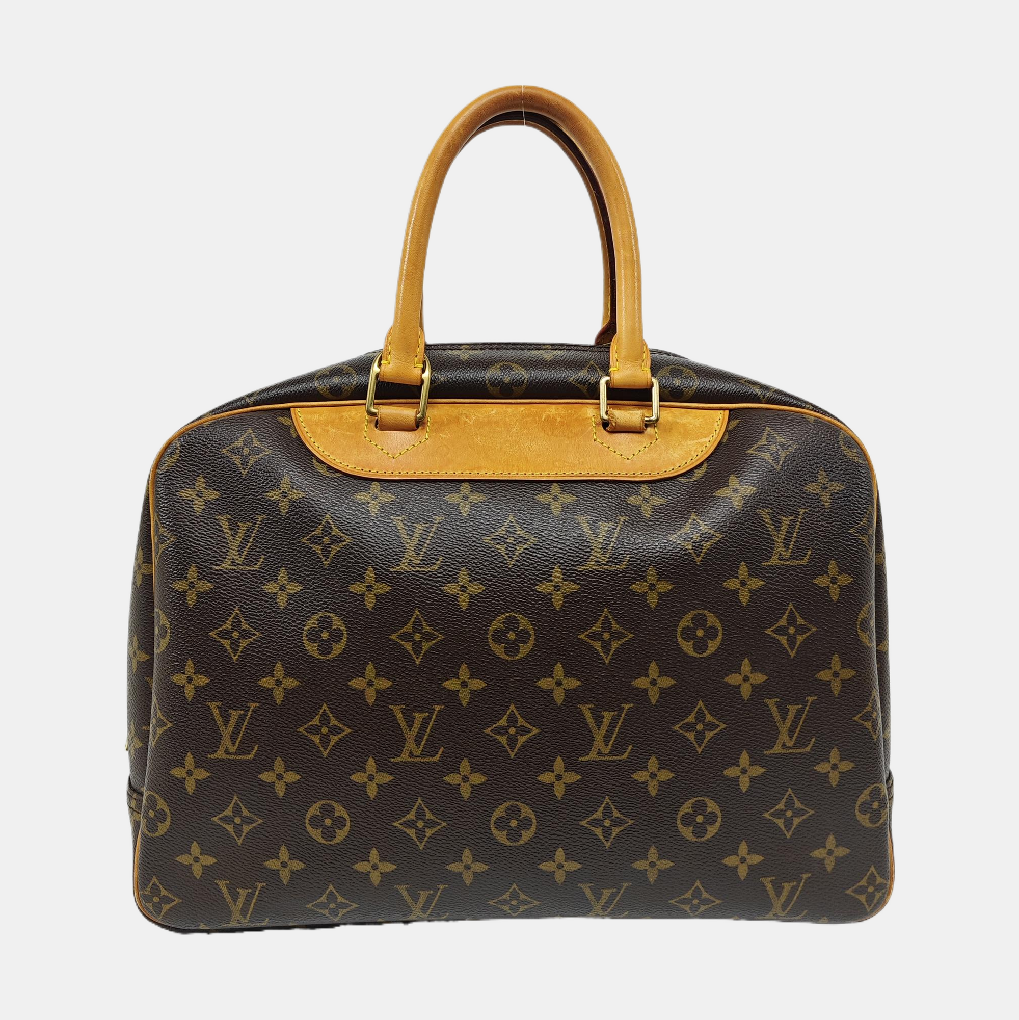 DEAUVILLE Monogram Coated Canvas Brown