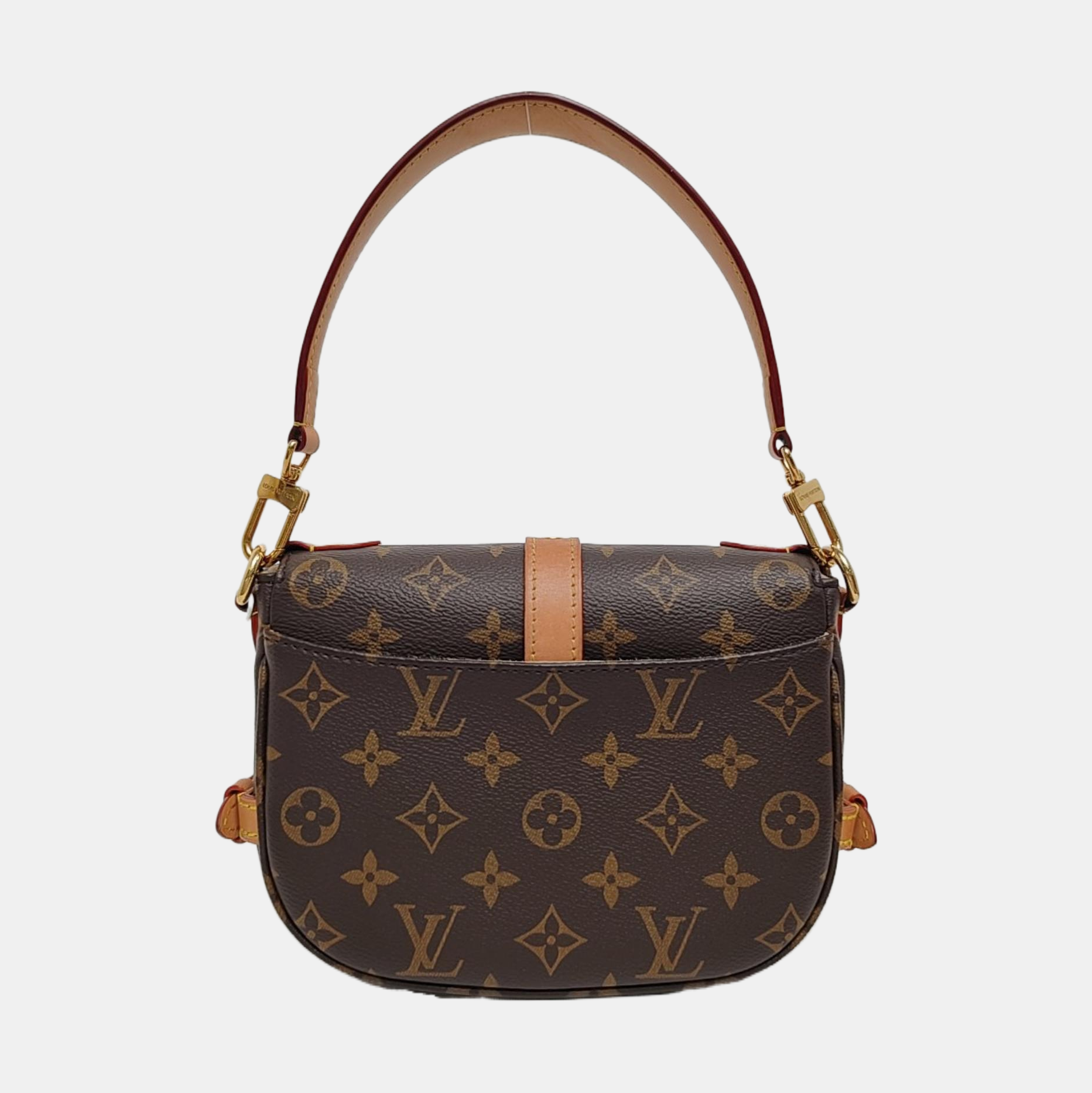 SAUMUR BB Monogram Coated Canvas Brown