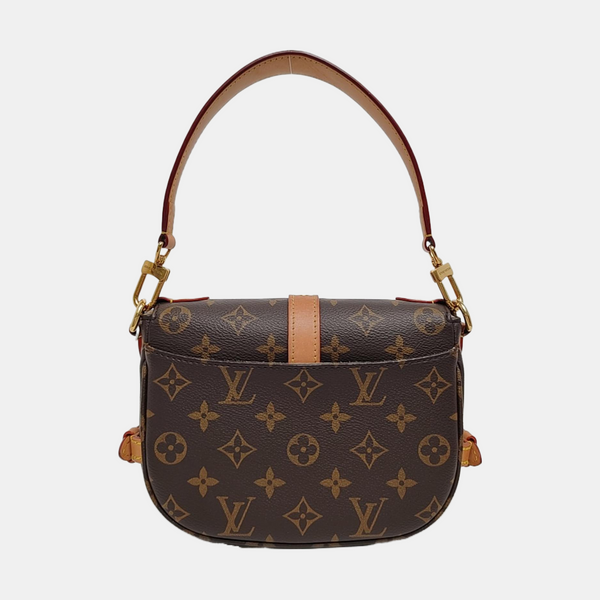SAUMUR BB Monogram Coated Canvas Brown
