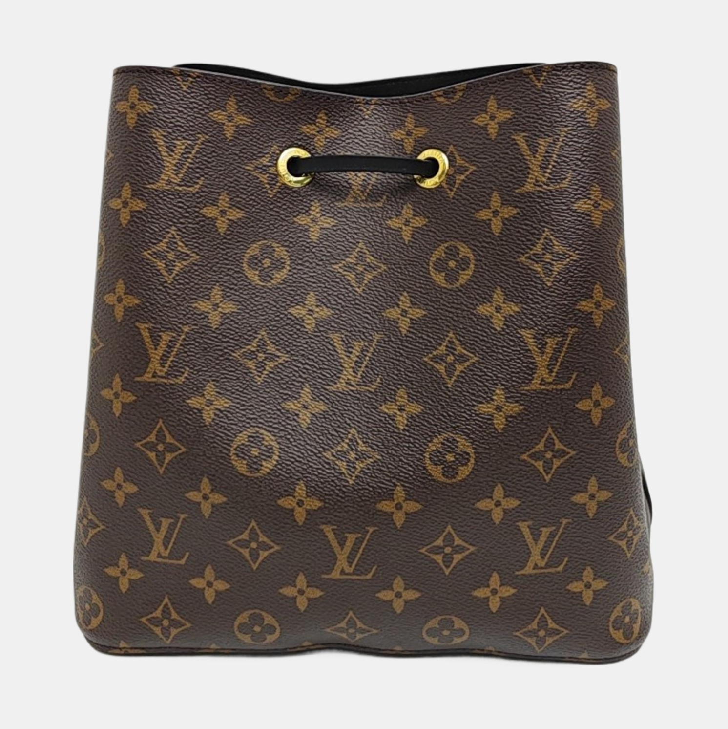 NÉONOÉ MM Monogram Coated Canvas Brown