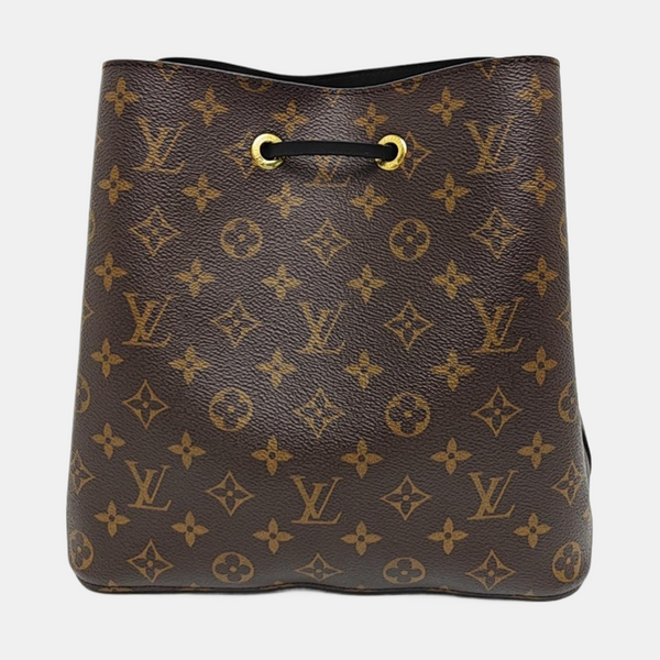 NÉONOÉ MM Monogram Coated Canvas Brown