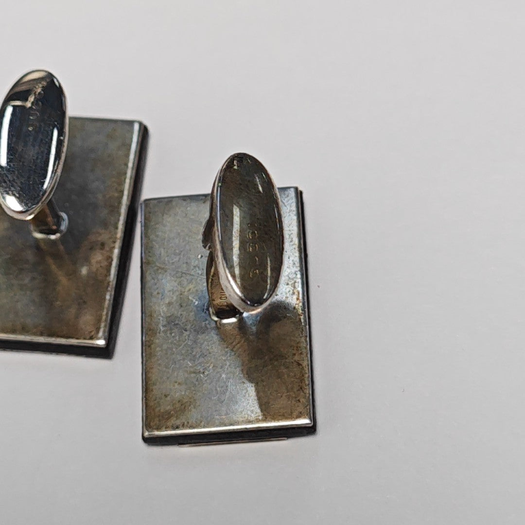 Metal Cufflink Silver