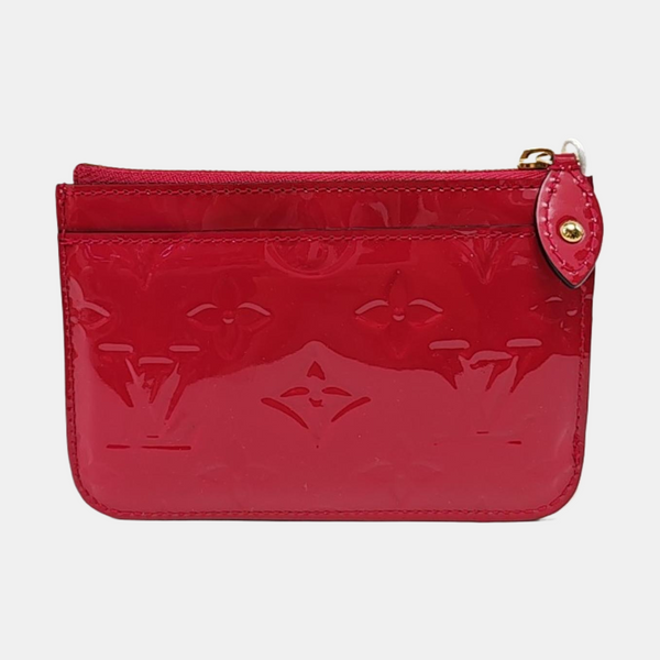 Patent Leather Coin Purse Red