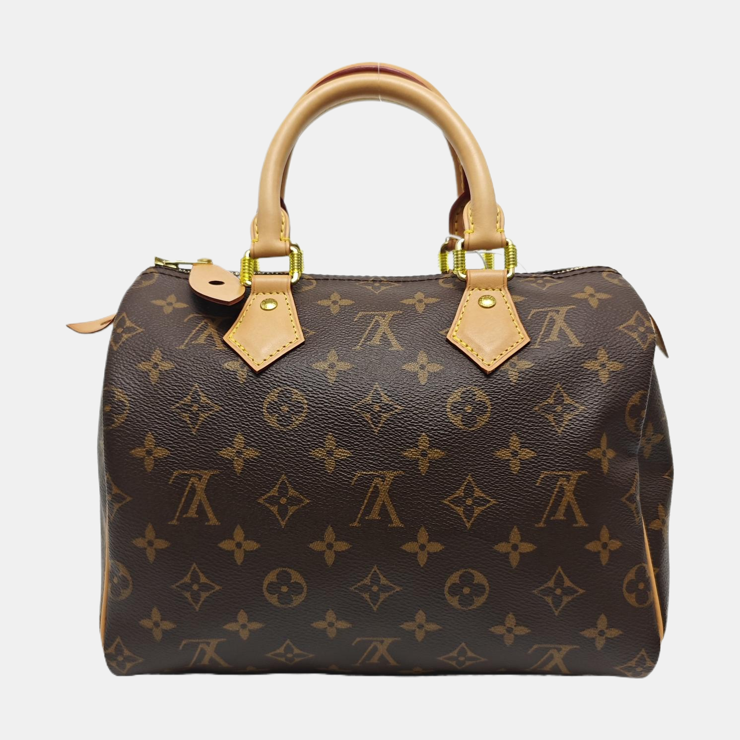 SPEEDY 25 Monogram Coated Canvas Brown