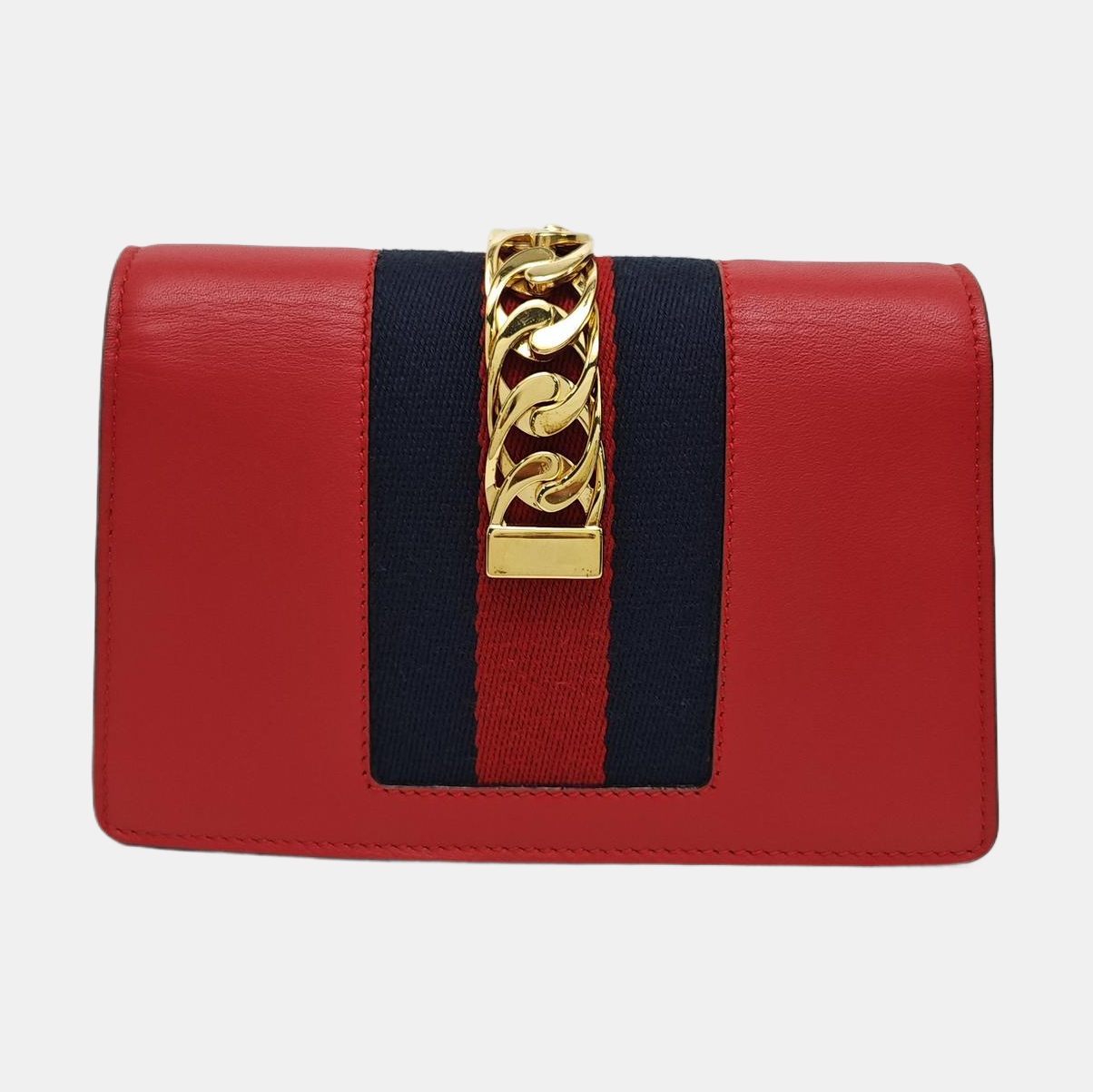 Sylvie Super Mini Calfskin Red
