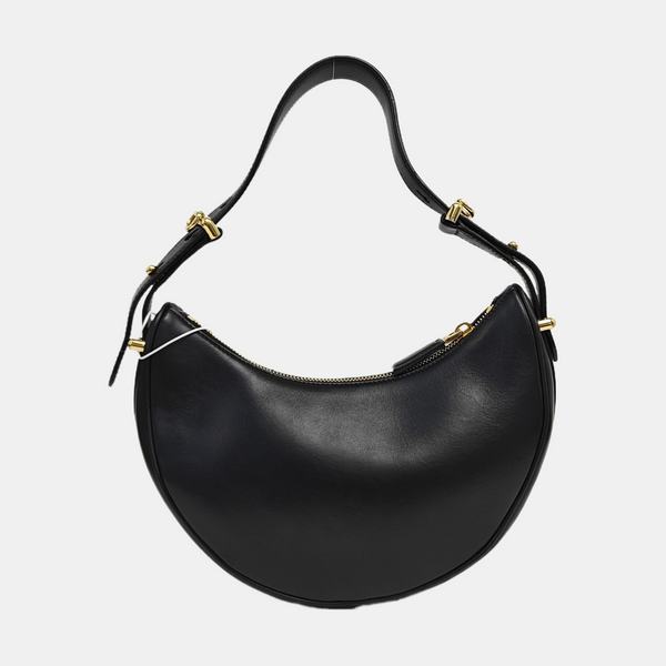 Calfskin Shoulder Bag Black