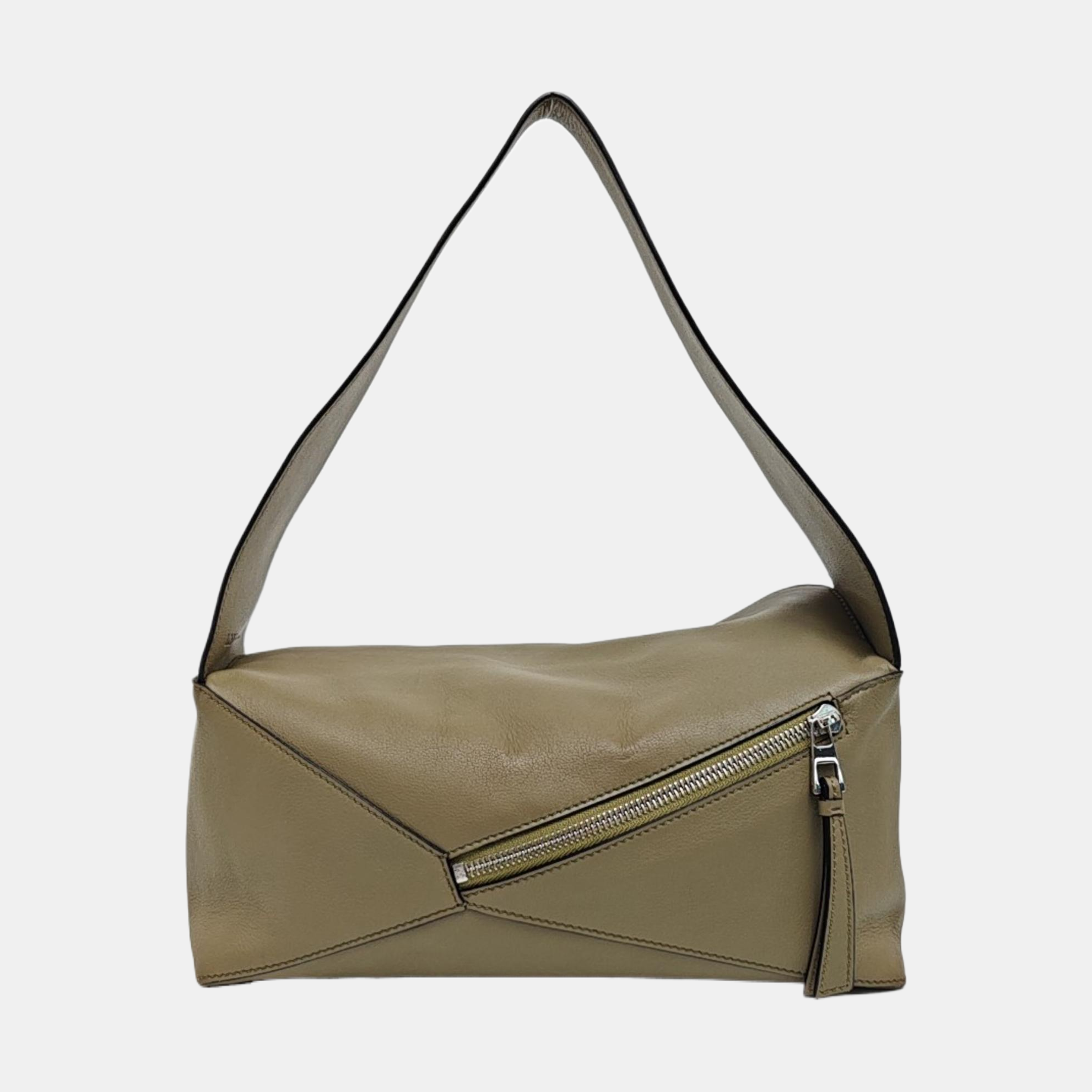 Puzzle Hobo Medium Calfskin Green