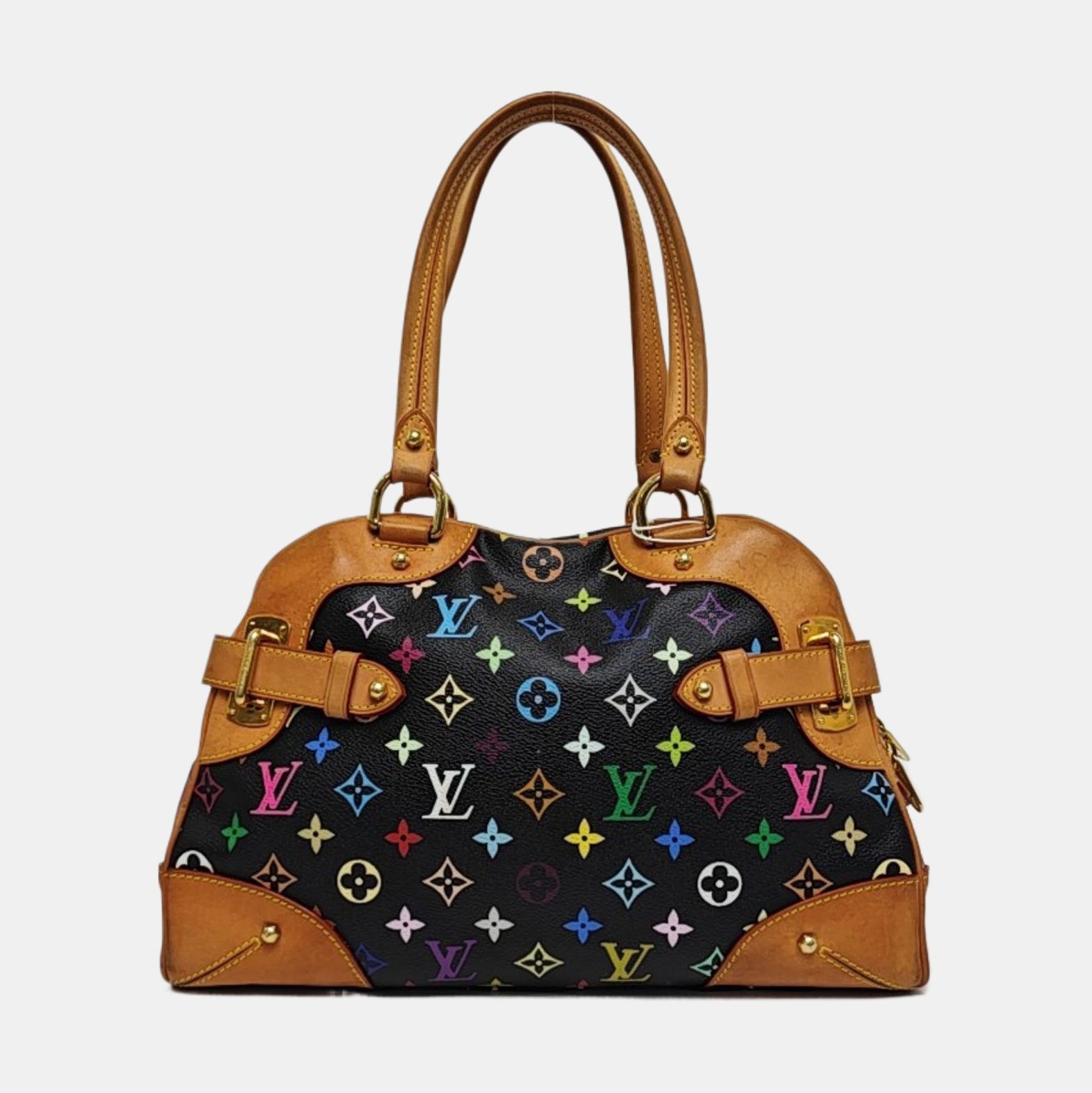 CLAUDIA Monogram Coated Canvas Black