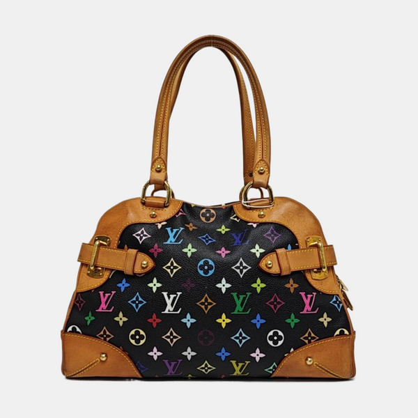 CLAUDIA Monogram Coated Canvas Black