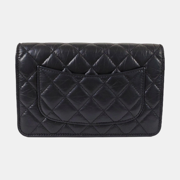 2.55 WOC Quilted Calfskin Black