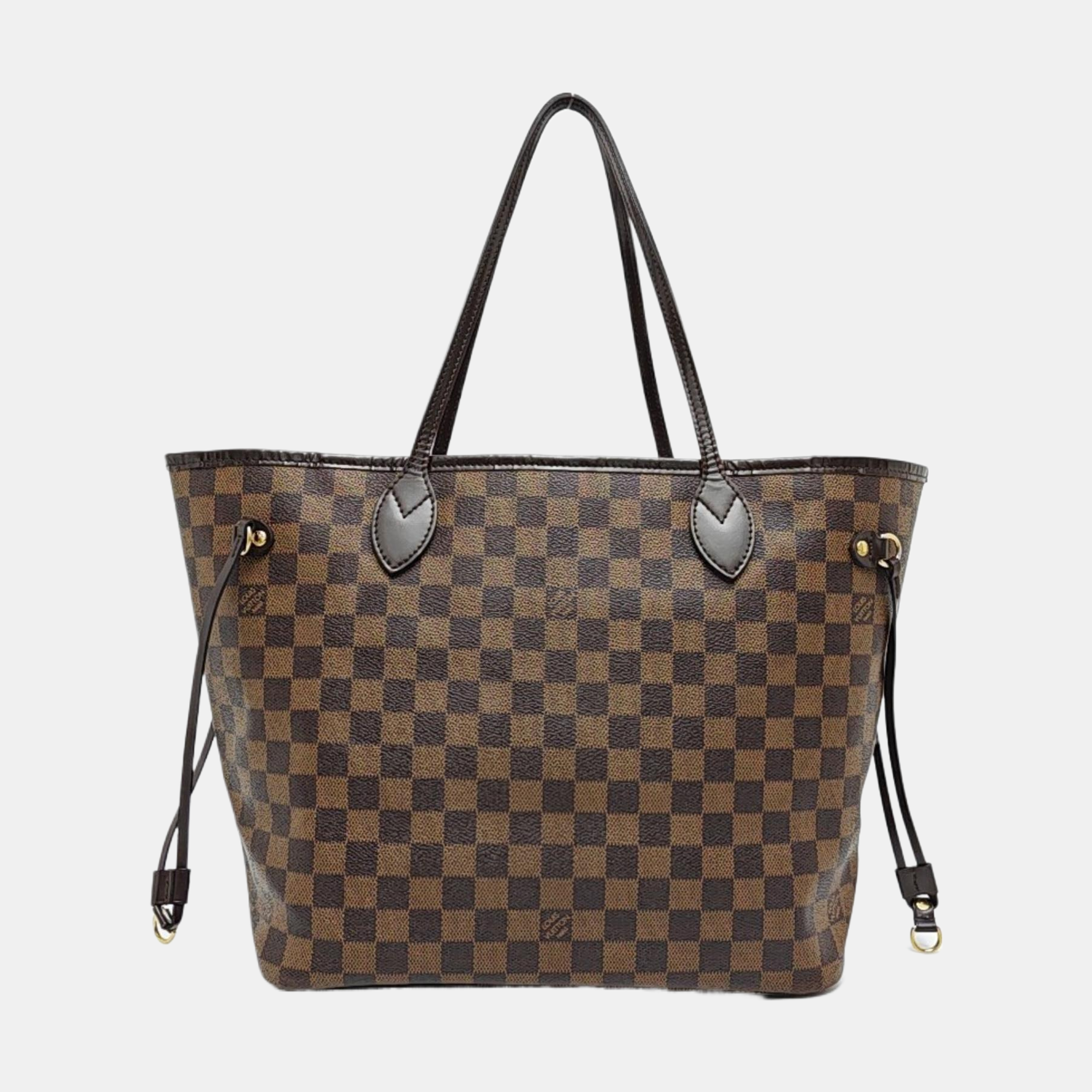 NEVERFULL MM Damier Ebene Coated Canvas Brown