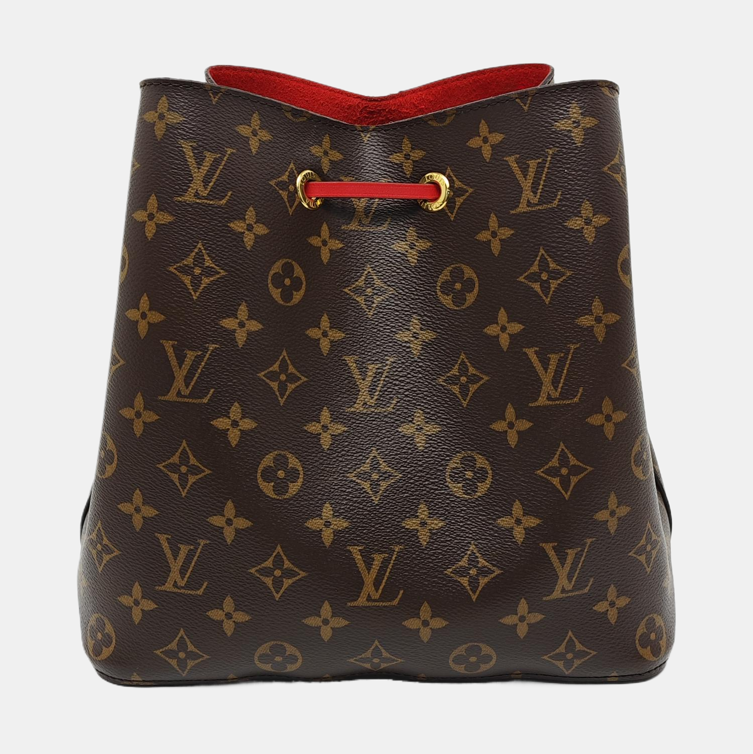 NÉONOÉ MM Monogram Coated Canvas Brown