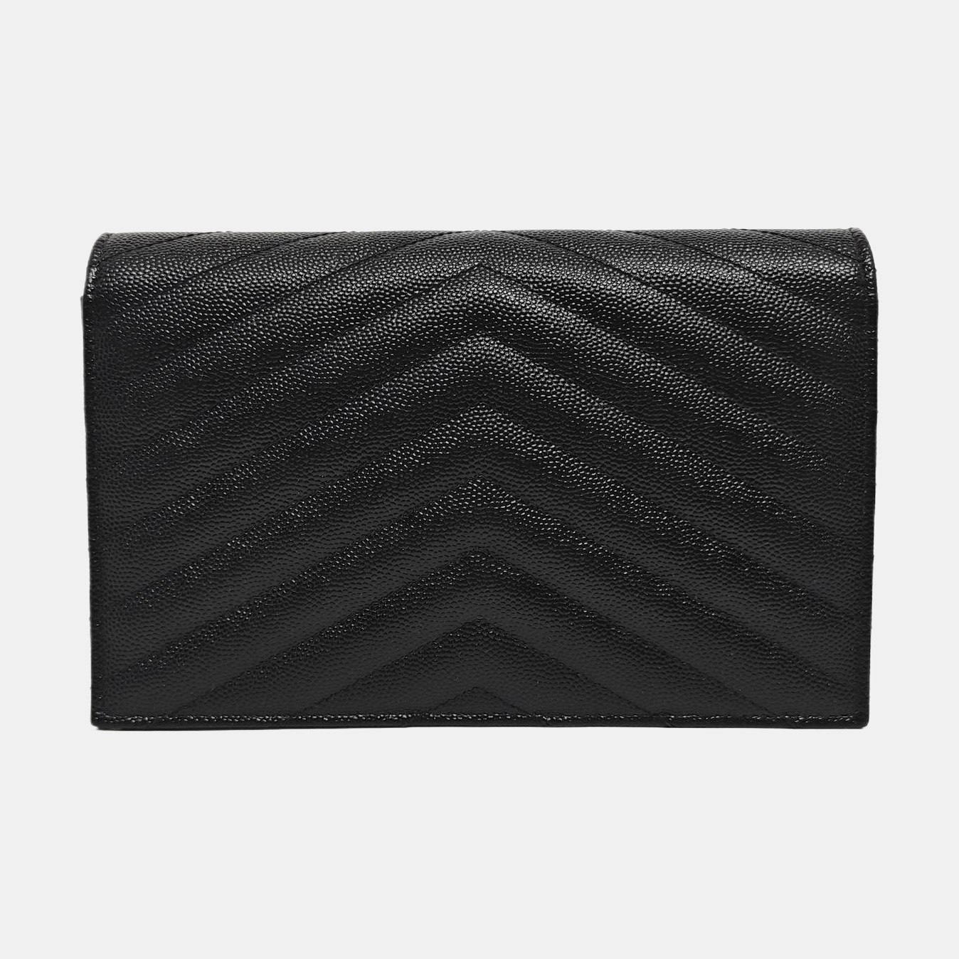 MONOGRAM Chevron Calfskin Black