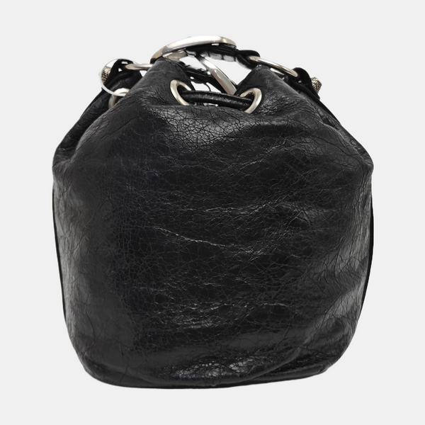 Calfskin Bucket Bag Black