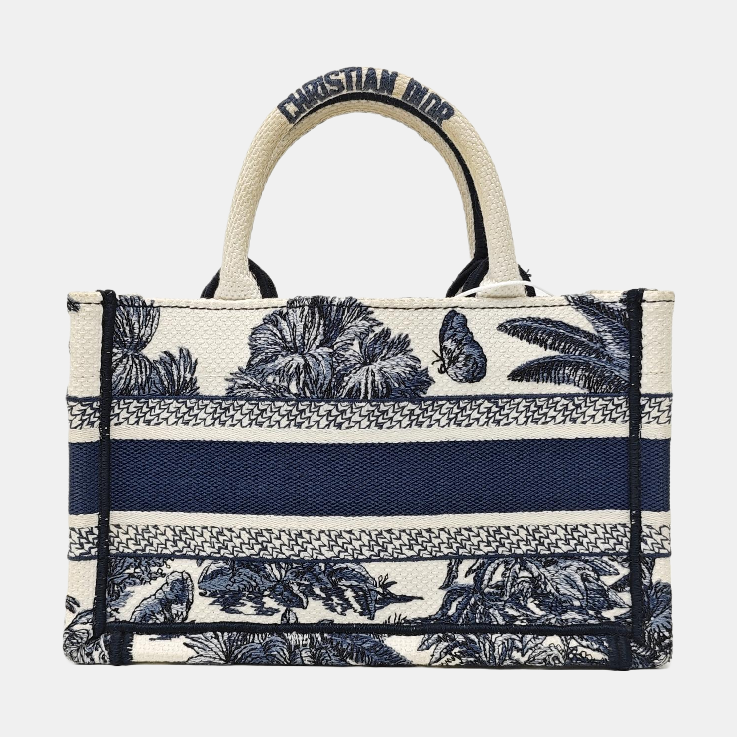 Book Tote Mini Fabric Blue