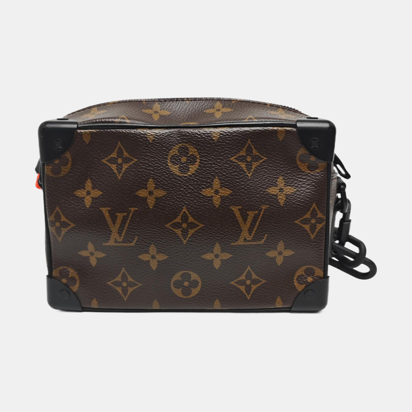SOFT TRUNK Mini Monogram Coated Canvas Brown