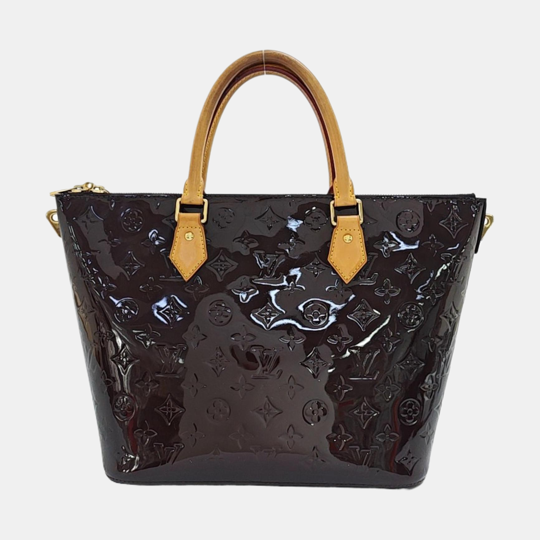 MONTEBELLO Monogram Patent Leather Red