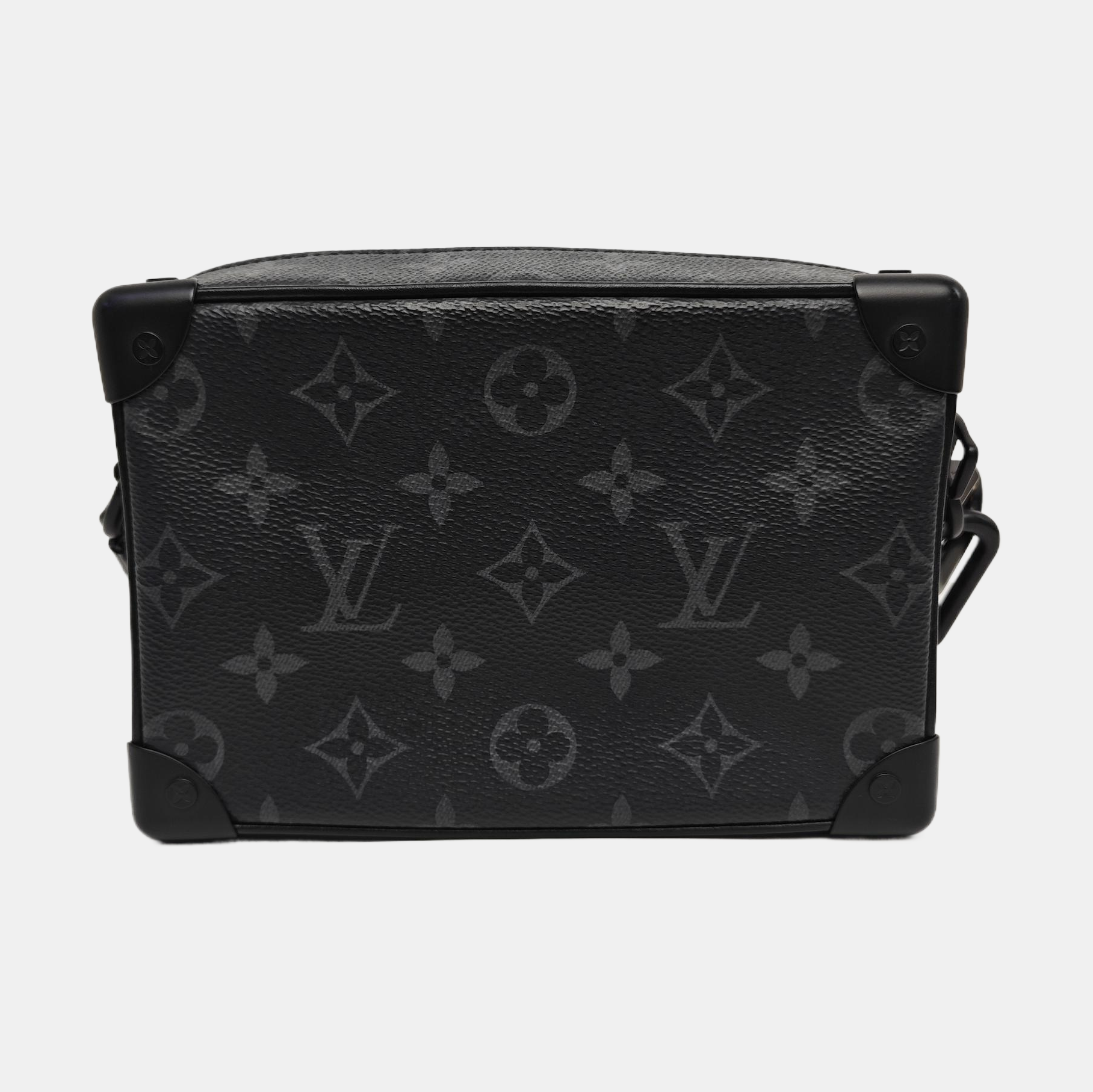 SOFT TRUNK Mini Monogram Coated Canvas Black