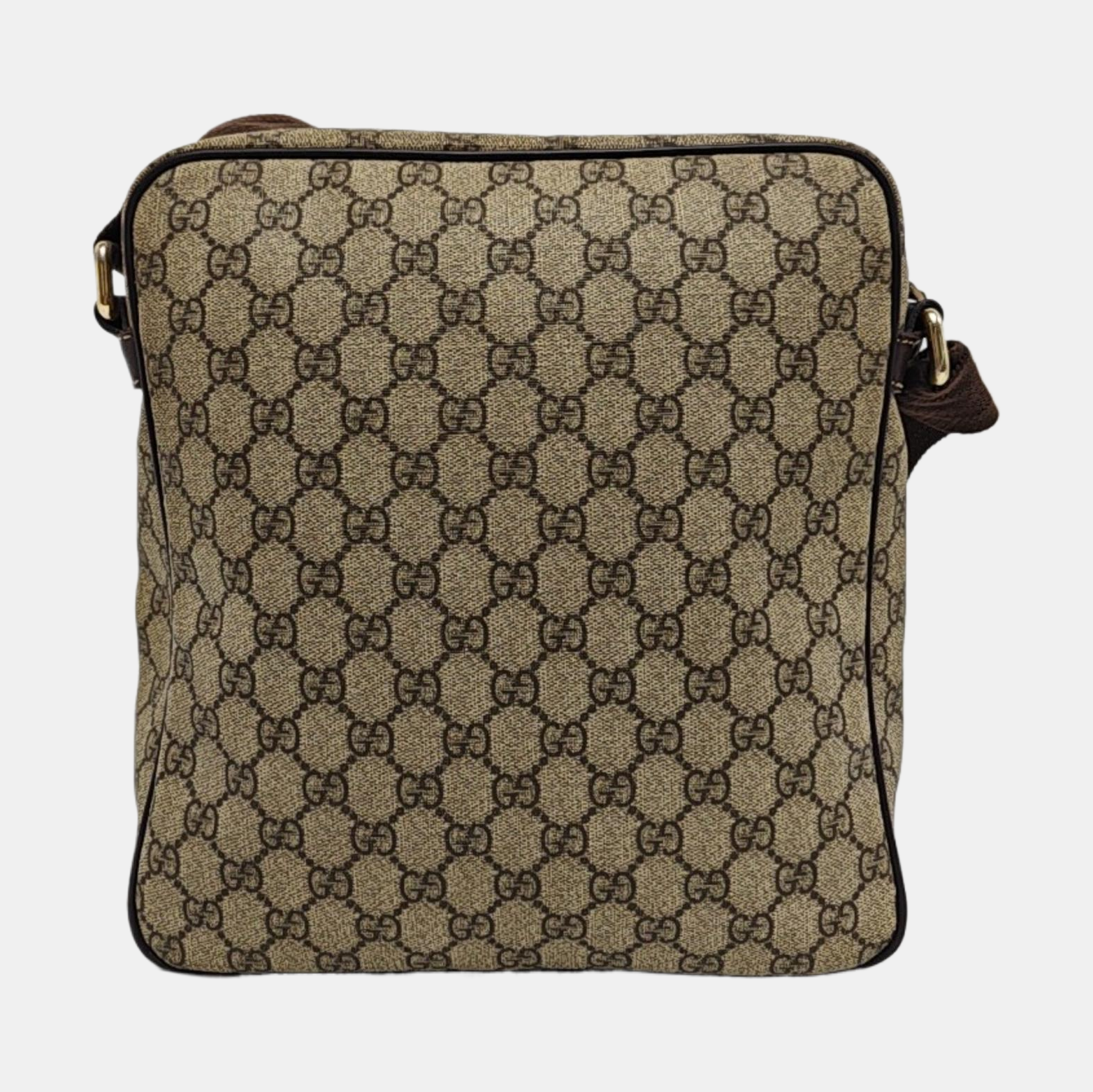 GG Imprime Monogram Coated Canvas Brown