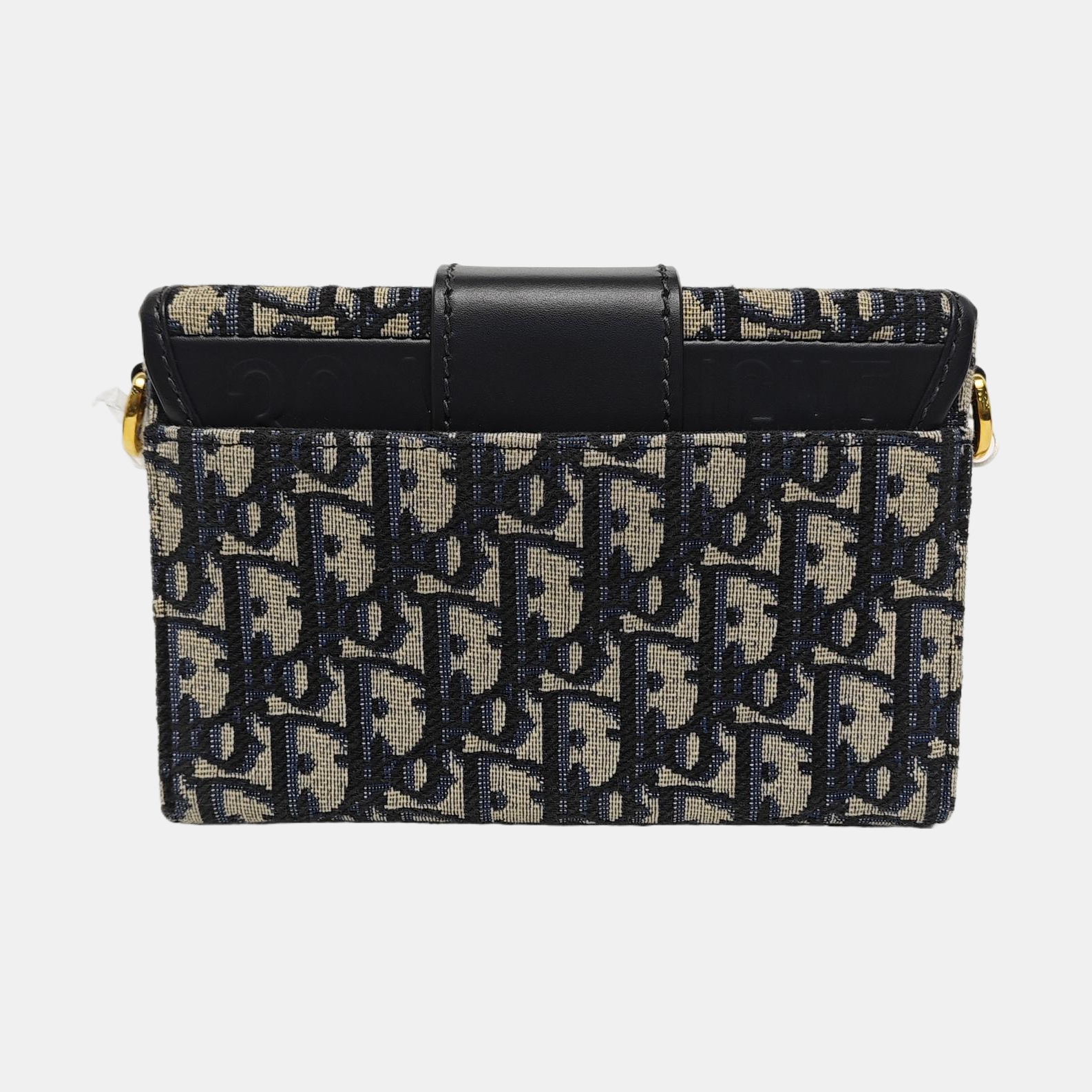 30 Montaigne Mini Oblique Canvas Blue