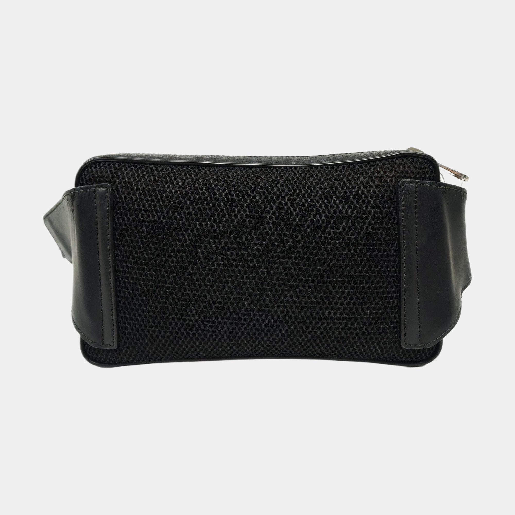 GG Supreme Monogram Coated Canvas Black