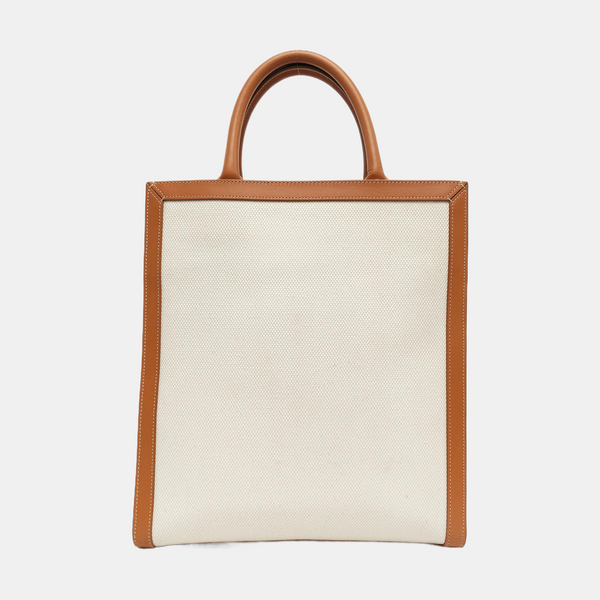 Authenticated pre-owned  CABAS CELINE Small Canvas White - Shoulder Bag at Looply