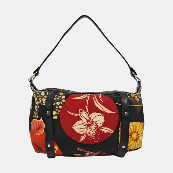 Calfskin Top Handle Bag Multicolor