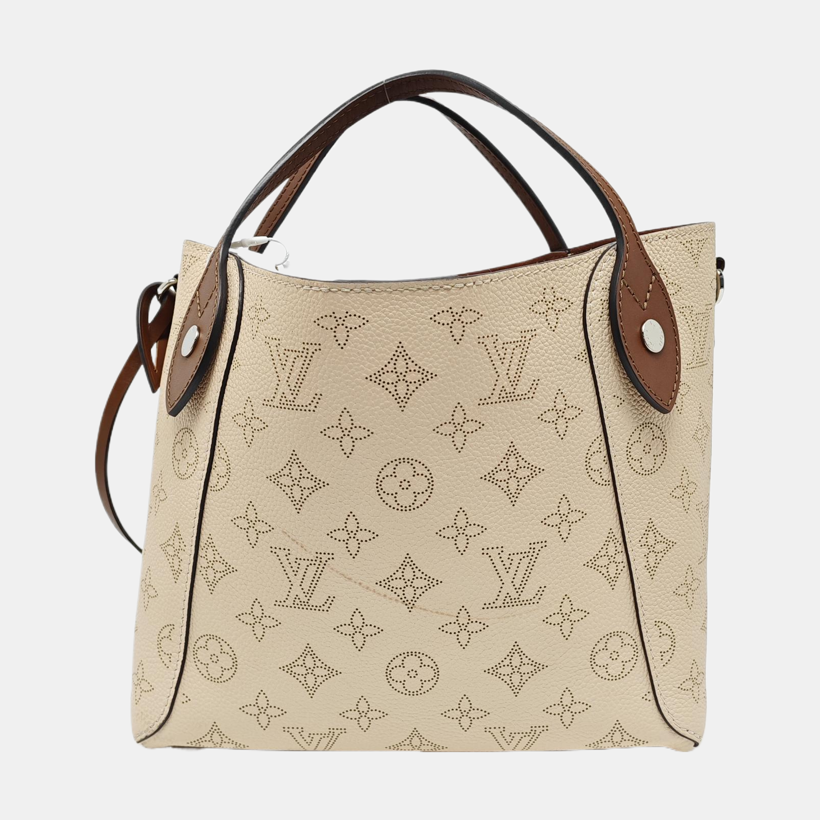 HINA PM Monogram Calfskin Beige