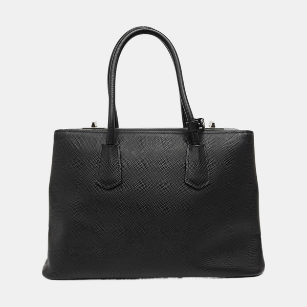 Twin Saffiano Calfskin Black