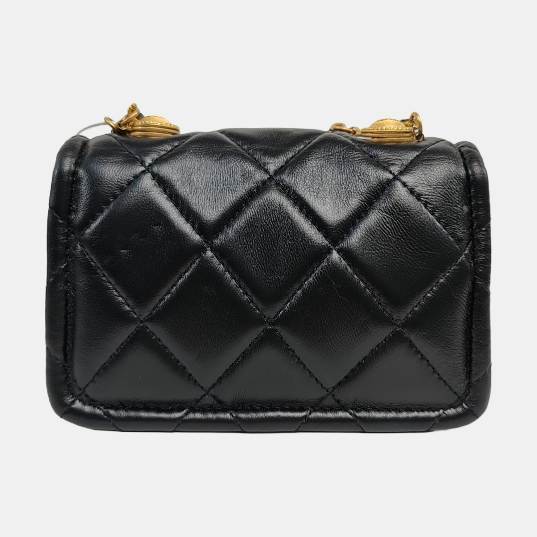 BIJOUX FLAP Quilted Lambskin Black