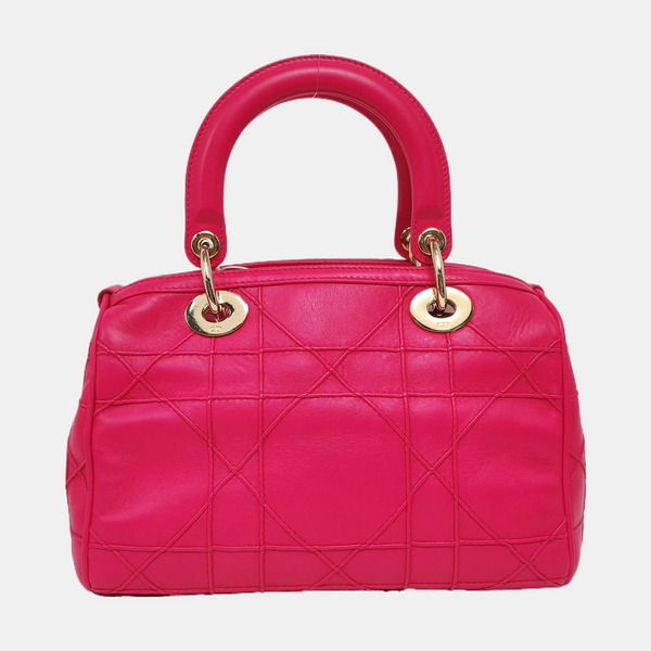Granville Cannage Calfskin Red
