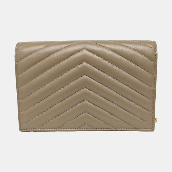 MONOGRAM WOC Chevron Calfskin Beige