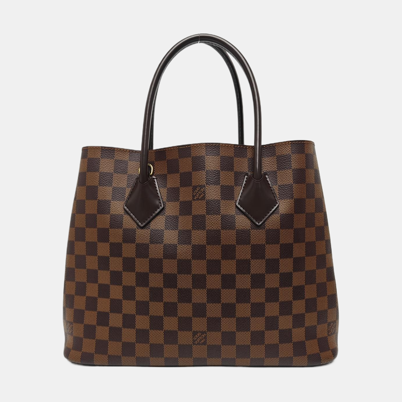 KENSINGTON BOWLING Damier Ebene Coated Canvas Brown