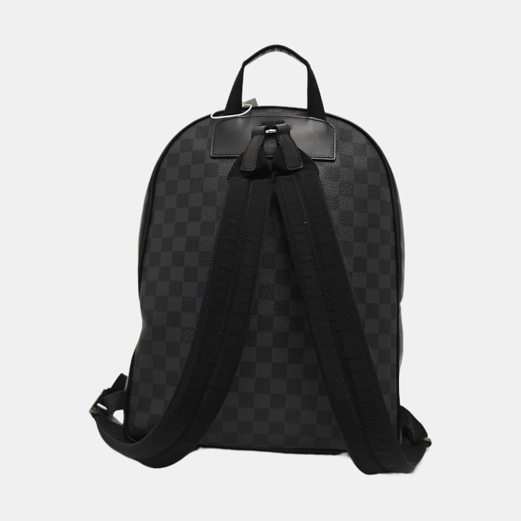 JOSH Damier Graphite Coated Canvas Gray