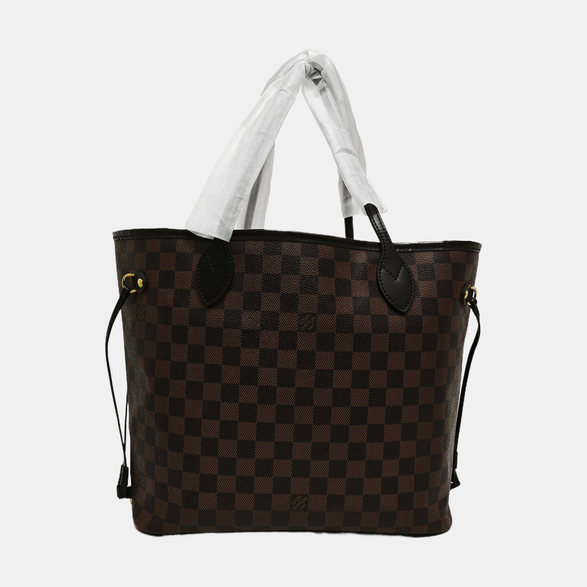 NEVERFULL MM Damier Ebene Coated Canvas Brown