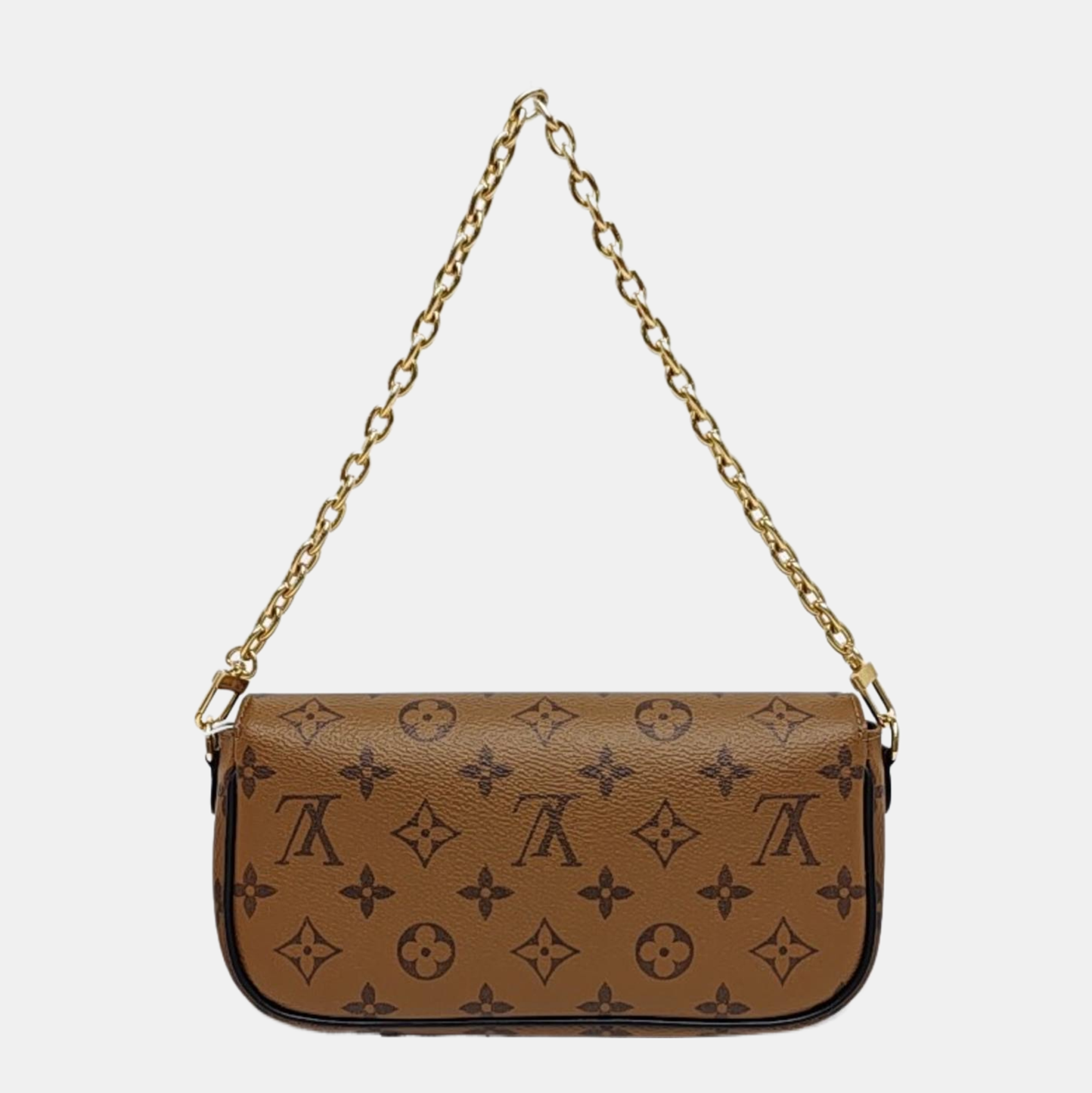 IVY Monogram Coated Canvas Brown