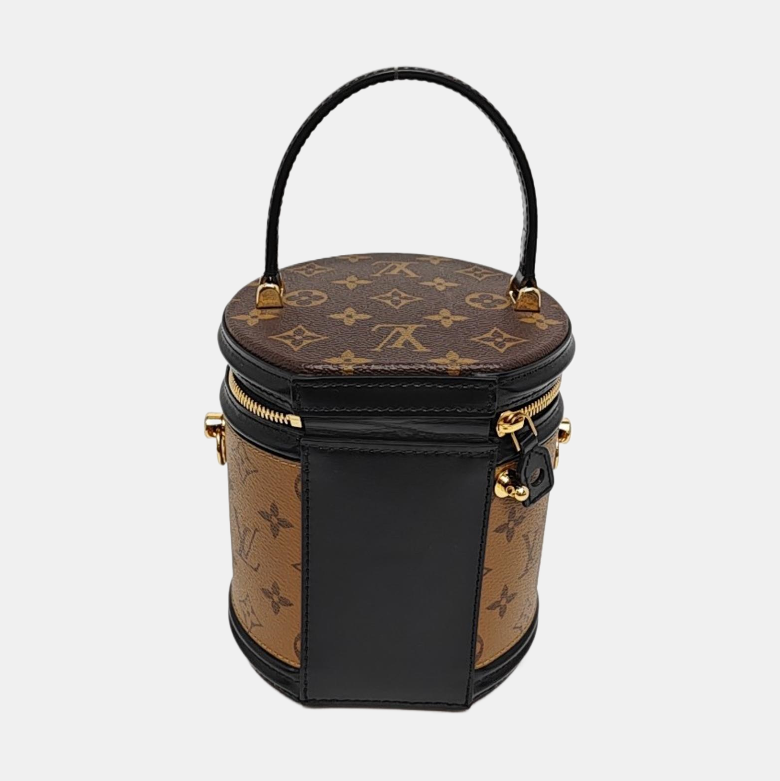 CANNES PM Monogram Coated Canvas Brown