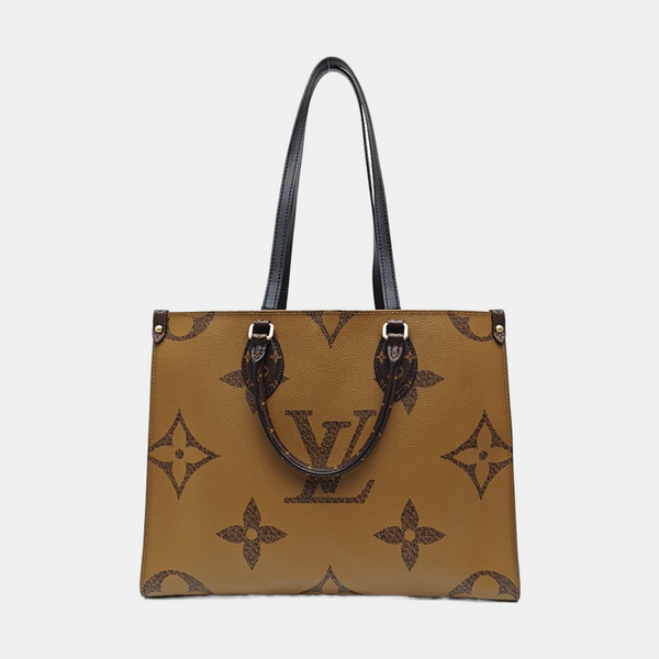 ONTHEGO MM Monogram Coated Canvas Brown