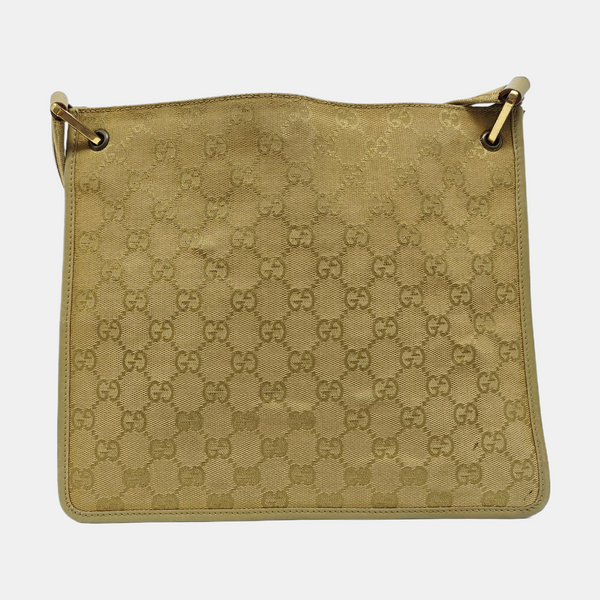 Monogram Canvas Tote Bag Beige