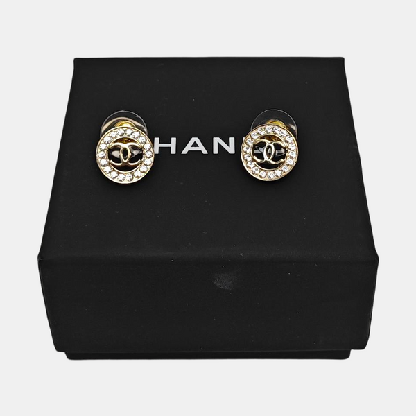 Metal Gold Stud Earrings