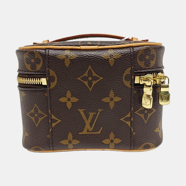 NICE Super Mini Monogram Coated Canvas Brown
