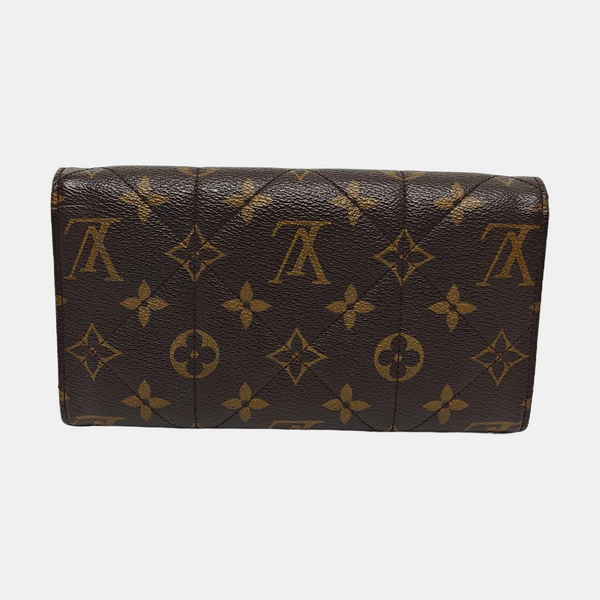 ETOILE Monogram Coated Canvas Brown Wallet