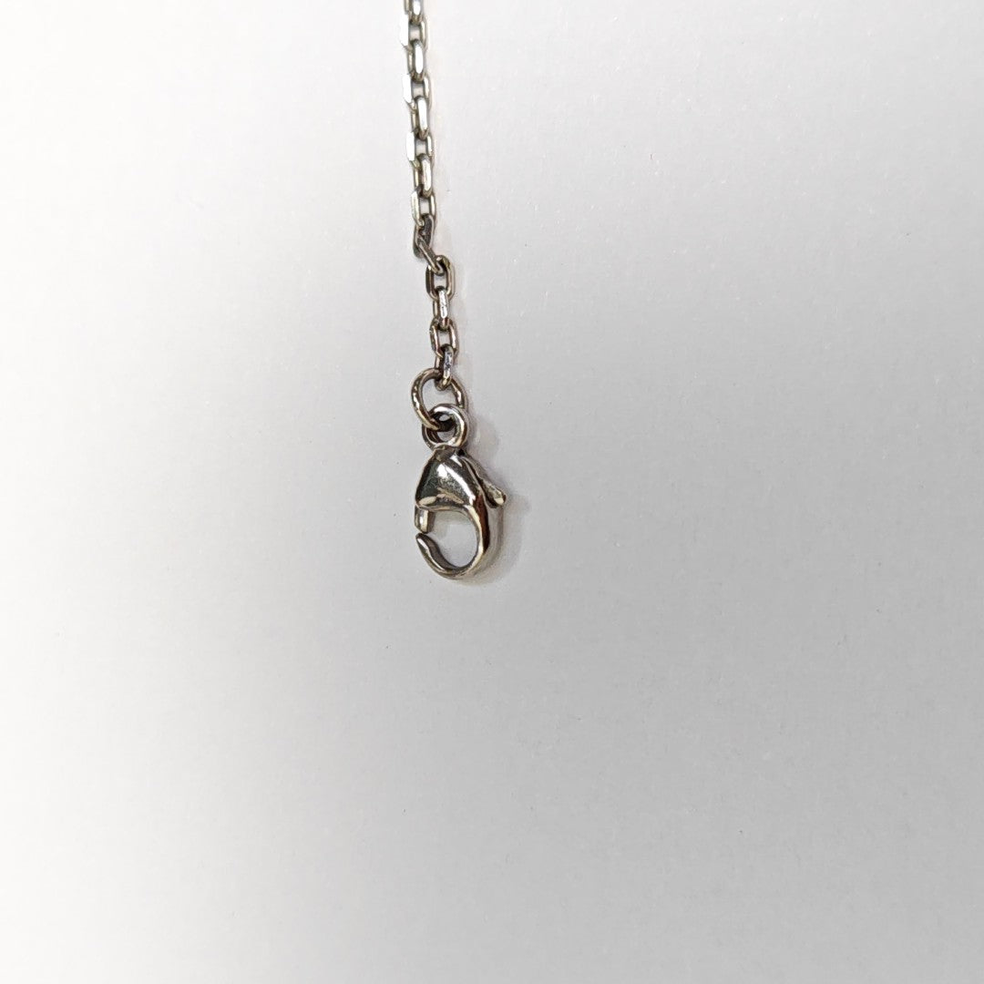 Pop H Metal Silver Necklace