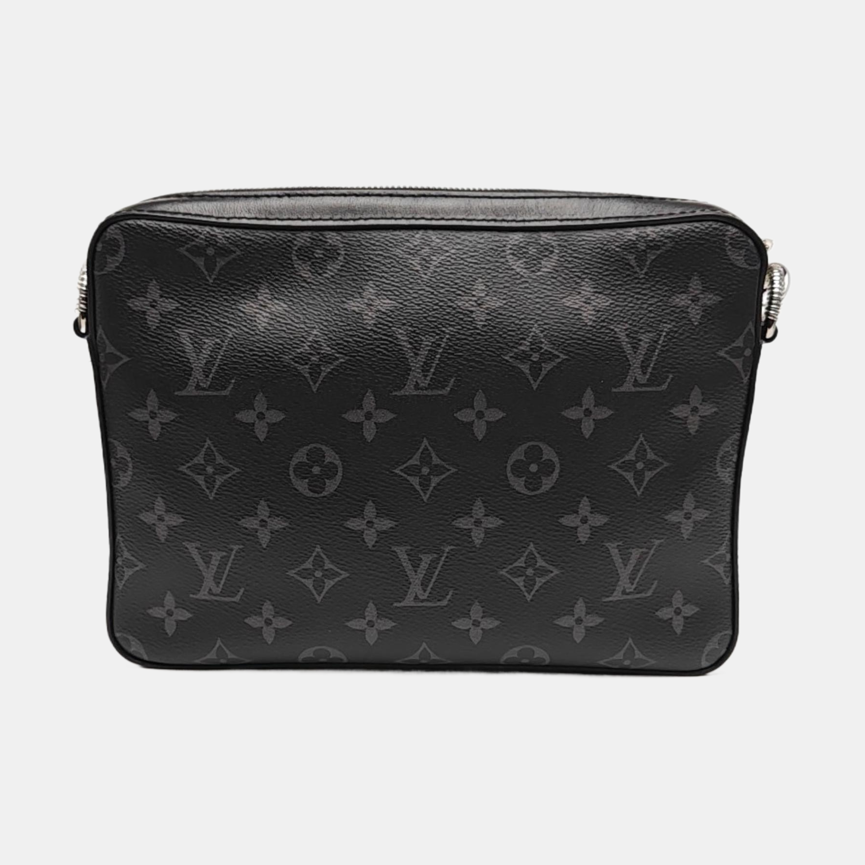 TRIO Monogram Coated Canvas Gray