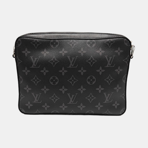 TRIO Monogram Coated Canvas Gray