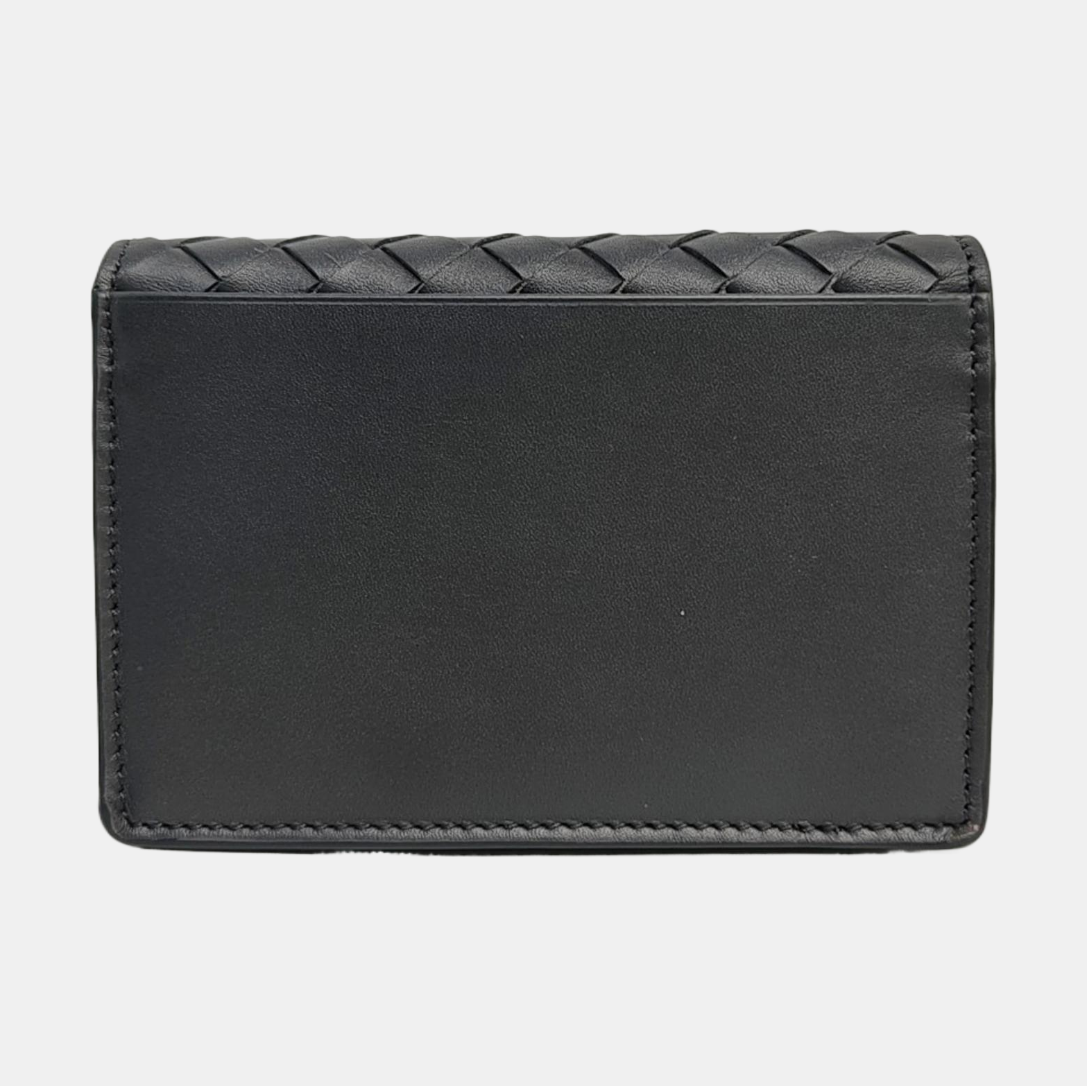 Lambskin Card Holder Gray