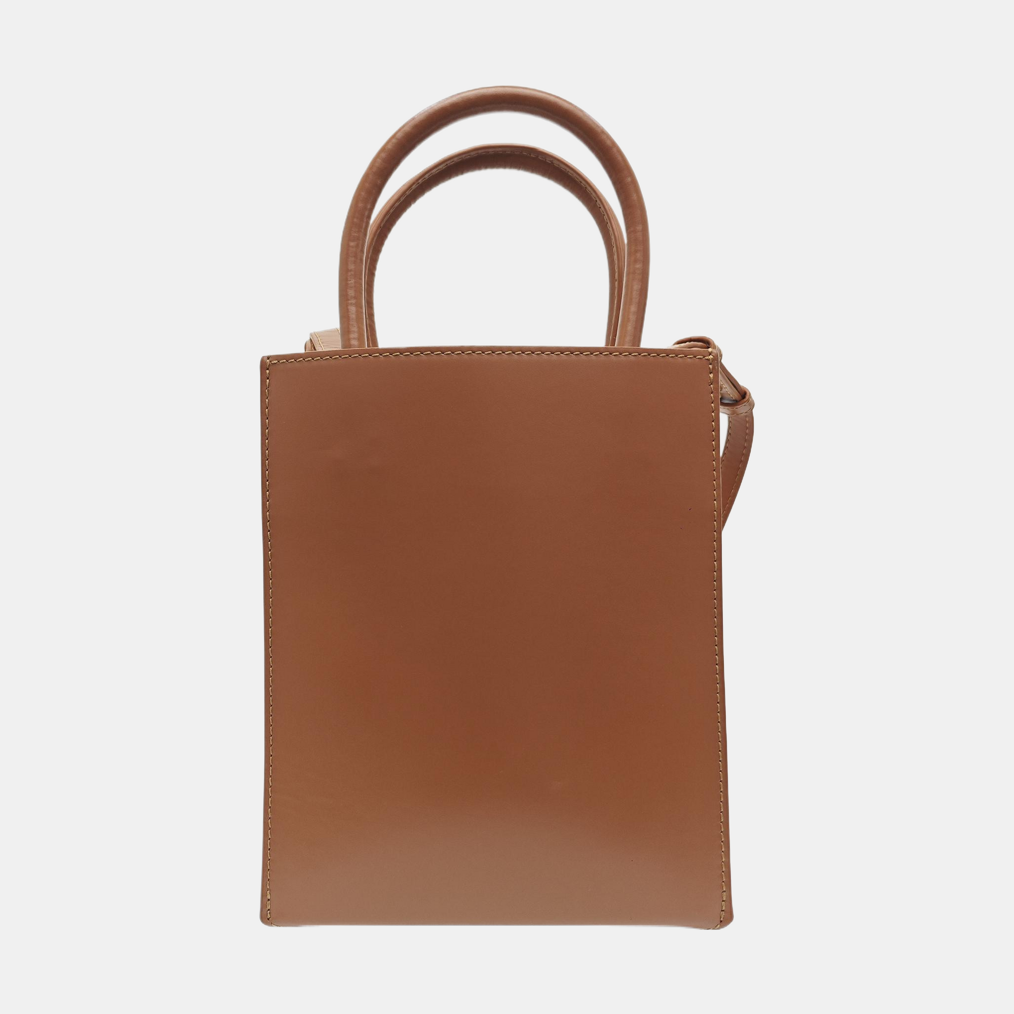 Calfskin Tote Bag Brown